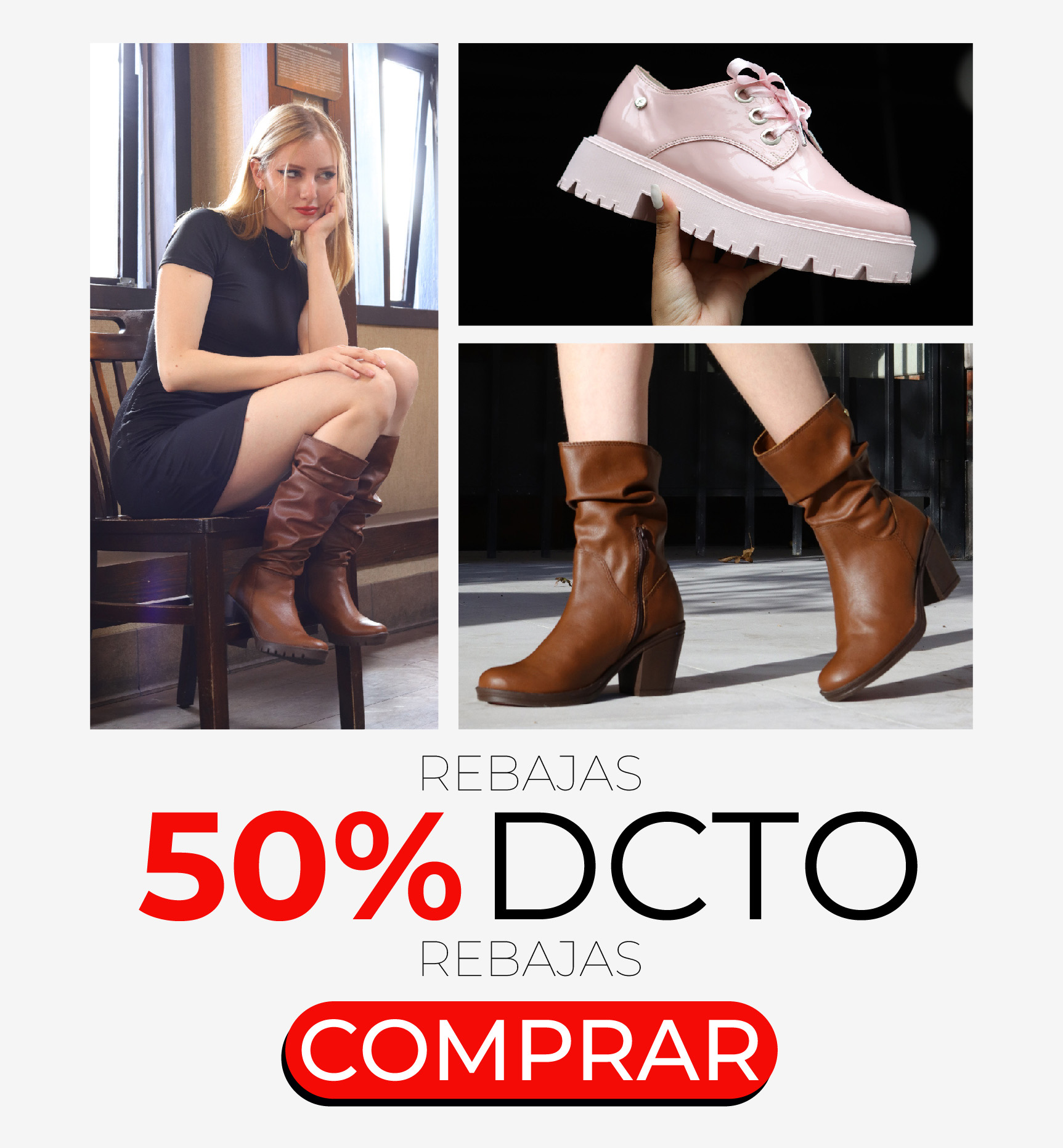 Bota militar plana Metropolis - Mujer - Zapatos